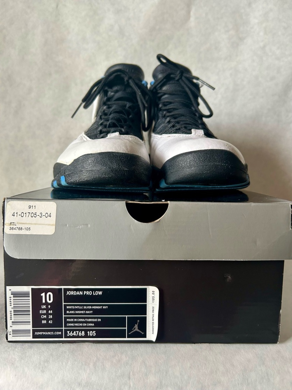 Jordan Pro Law - Blue Accent Edition - Men’s Size 10.    364768-105